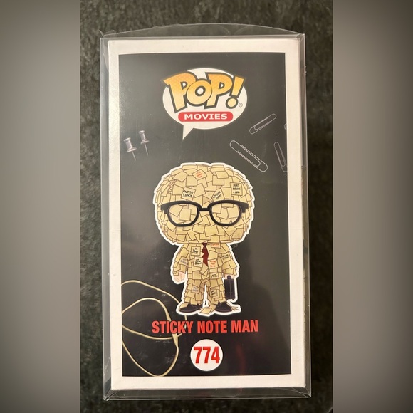 ✅Funko Pop OfficeSpace Sticky Note Man Shared Thinkgeek Sticker Exclusive Vinyl - Picture 2 of 8